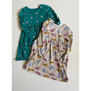 5T Old Navy long sleeve cotton dress bundle 💥